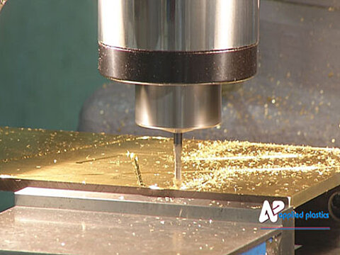 Machining an extrusion die in the in-house tooling department