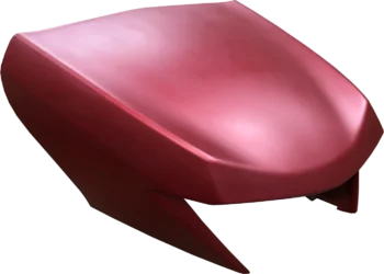 Red painted plastic part
