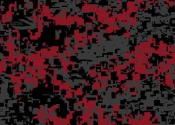 833 Red Digital-Tiger Stripe