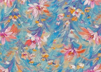257 Flower-Blue