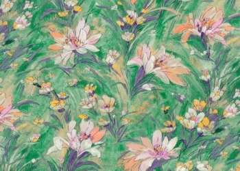 259 Flower-Dark Green