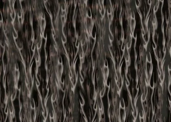 343 Black-Grey Flames