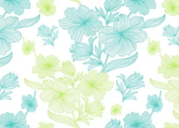 669 Garden Flower Sketch