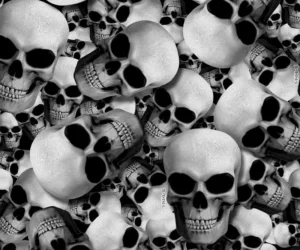 Skullz hydrographics film swatch / pattern