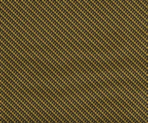 Yellow carbon fiber hydrographics film swatch / pattern