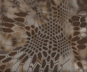 Kryptek Banshee camo hydrographics film swatch / pattern