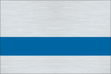 Brushed Aluminum/Atlantis Blue