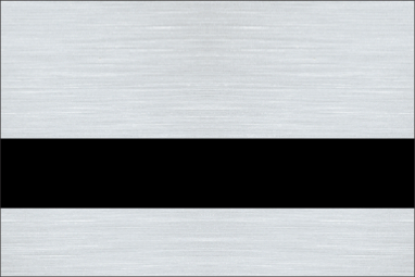 Metallic Brushed Aluminum/Black