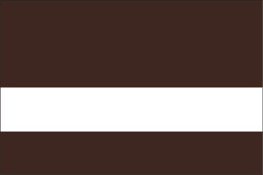 Dark Brown/White