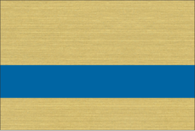 Brushed Gold/Blue