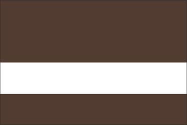 Dark Brown/White