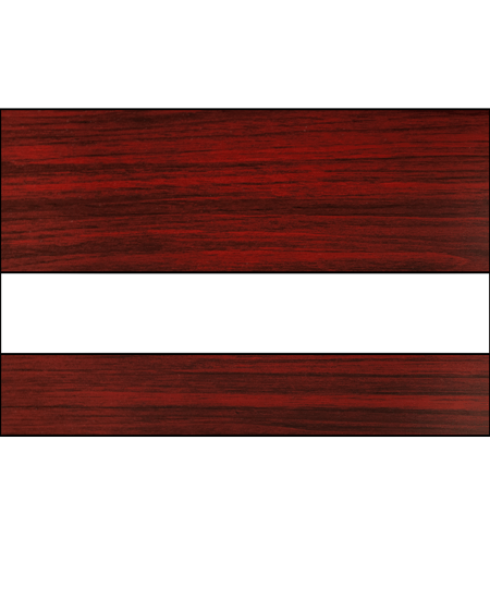 Mahogany/White
