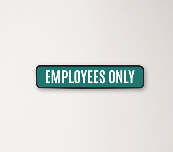 ADA exam room sign with Braille